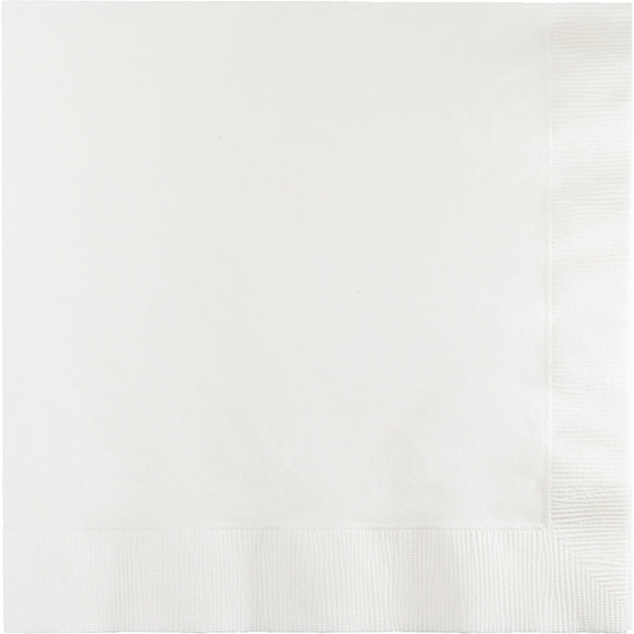 Party Decorations White Beverage Napkin, 20 ct