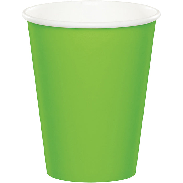 Party Decorations Fresh Lime Hot/Cold Paper Cups 9 Oz., 8 ct