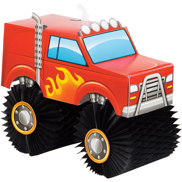 Party Decorations Monster Truck Rally Centerpiece