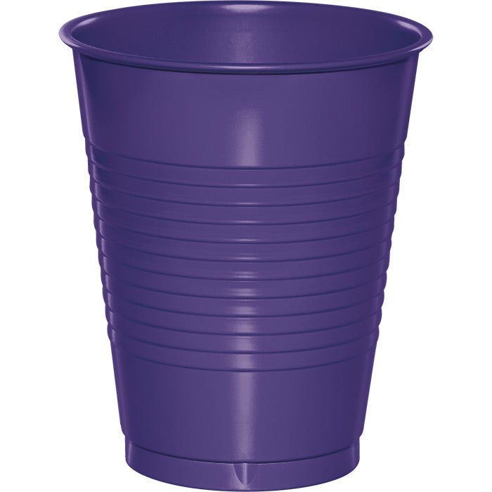 Party Decorations Purple Plastic Cups, 20 ct