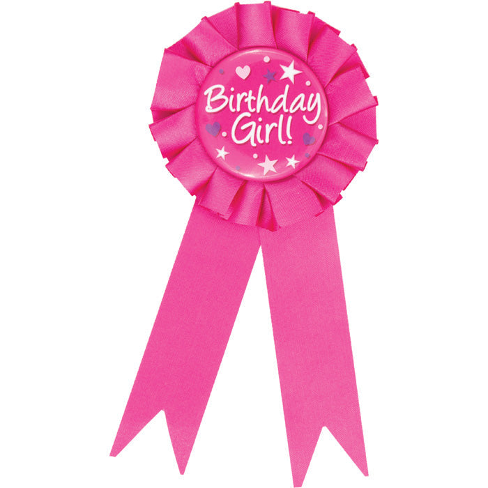 Party Decorations Birthday Girl Award Ribbon