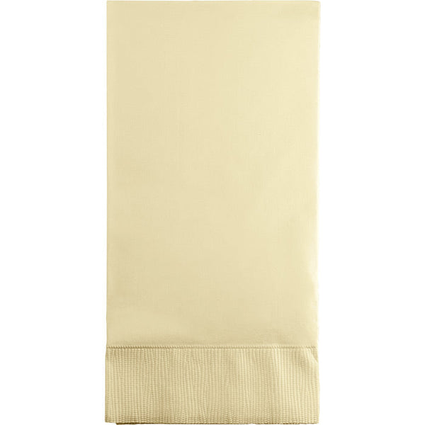 Party Decorations Ivory Guest Towel, 3 Ply, 16 ct