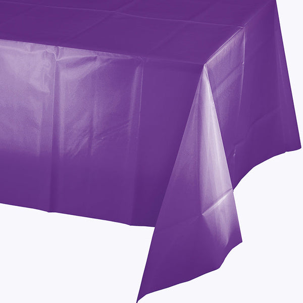 Party Decorations Amethyst Tablecover Plastic 54