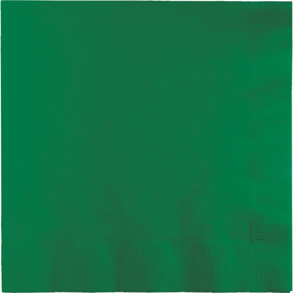 Party Decorations Emerald Green Luncheon Napkin 2Ply, 50 ct