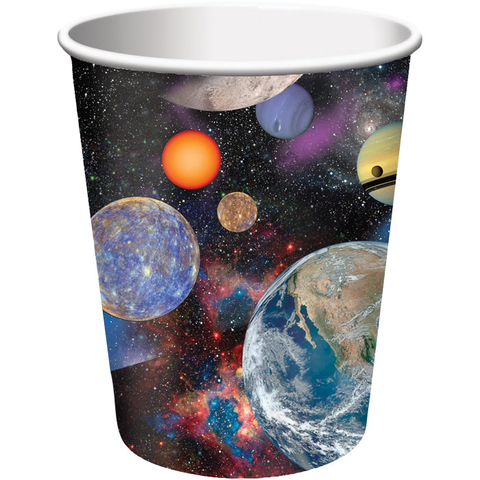 Party Decorations Space Blast Hot/Cold Paper Paper Cups 9 Oz., 8 ct