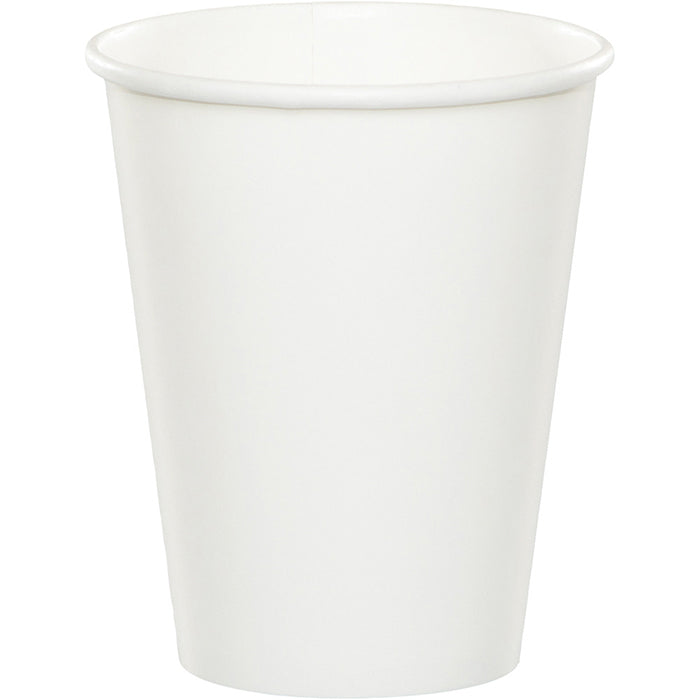 Party Decorations White Hot/Cold Paper Paper Cups 9 Oz., 8 ct