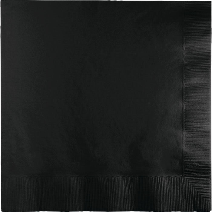 Party Decorations Black Velvet Luncheon Napkin 2Ply, 50 ct