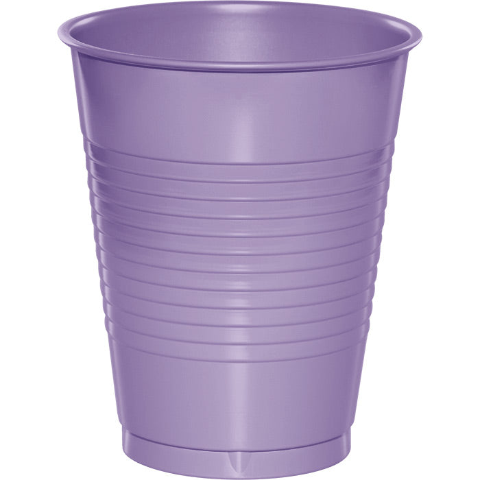 Party Decorations Luscious Lavender 16 Oz Plastic Cups, 20 ct