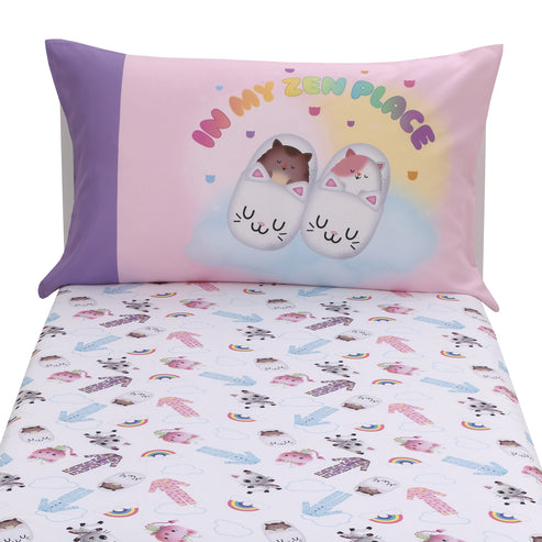 DreamWorks Gabby's Dollhouse Dream It Up 2 Piece Toddler Sheet Set