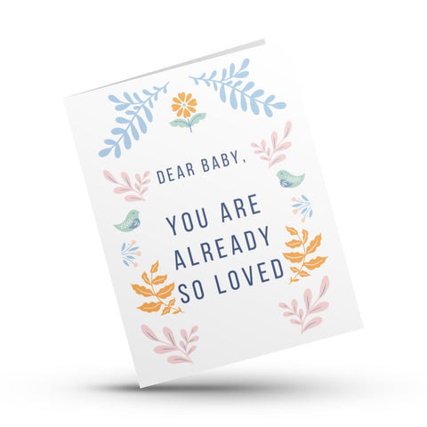 Hustle & Hope Baby, You are Loved Greeting Card