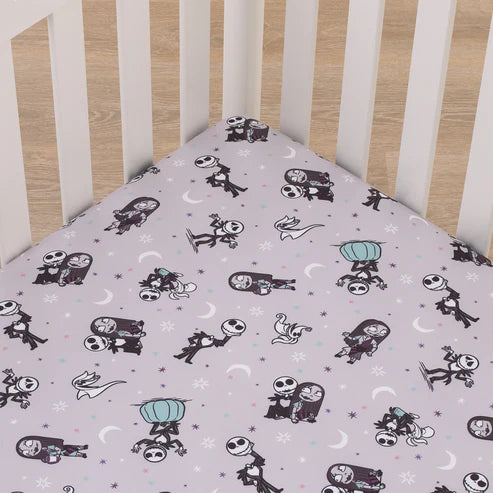 Disney Nightmare Before Christmas Fitted Crib Sheet