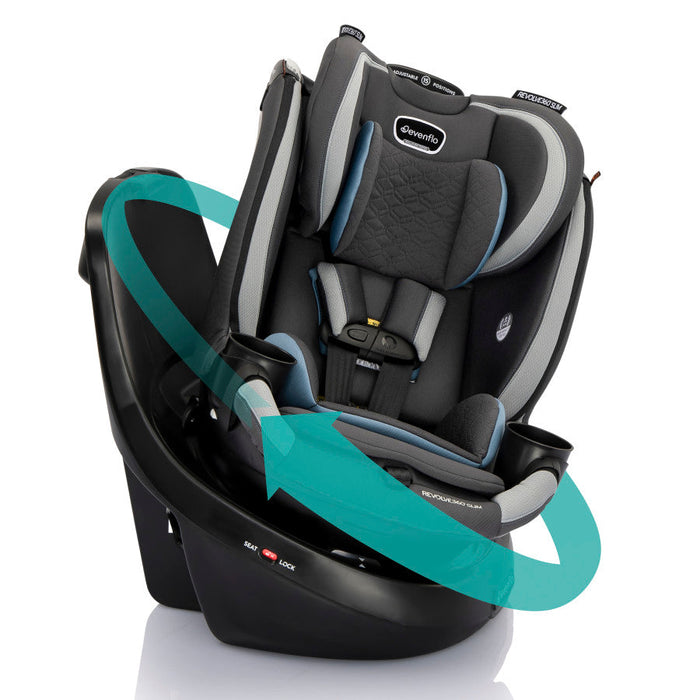 Evenflo® Revolve360 Slim 2-in-1 Rotational Car Seat with Quick Clean Cover