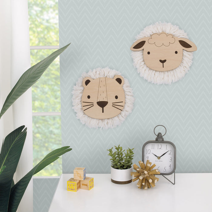 Little Love by NoJo Natural Wood Sheep Wall Décor