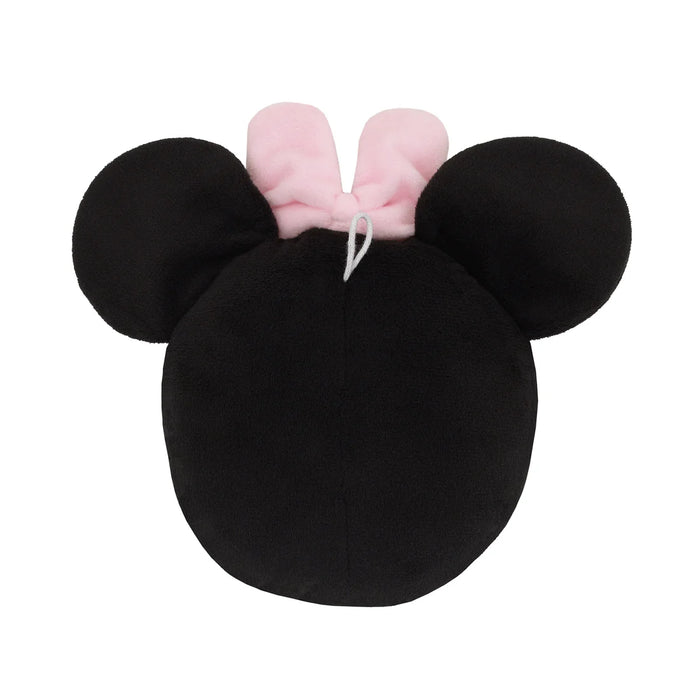 Disney Minnie Mouse Shaped Black Plush with Pink Bow 3 Piece Wall Décor