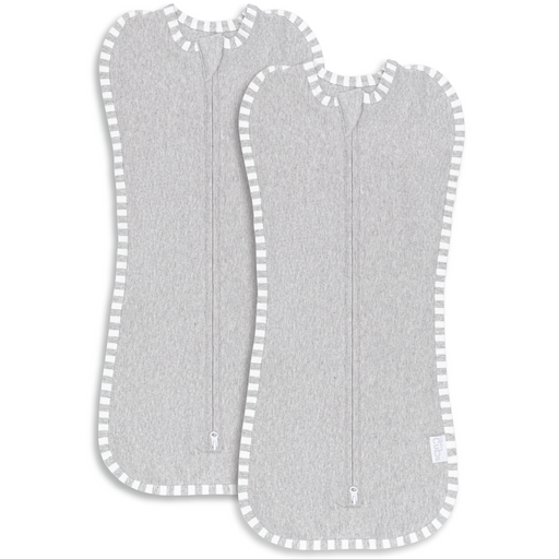 Comfy Cubs Easy Zipper Swaddle Blankets - Grey