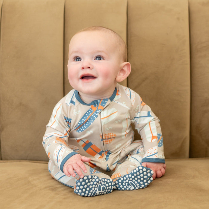 Sweet Bamboo Zipper Footie