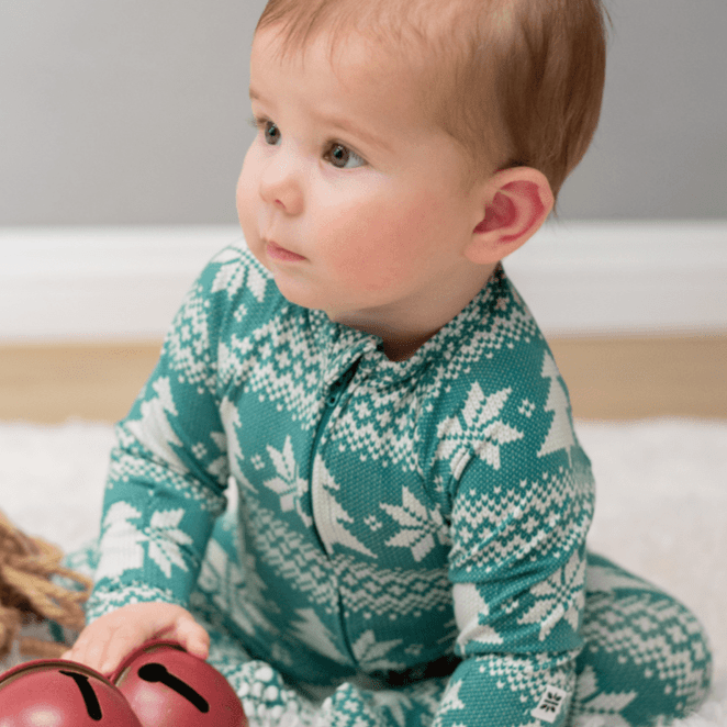 Sweet Bamboo Zipper Footie