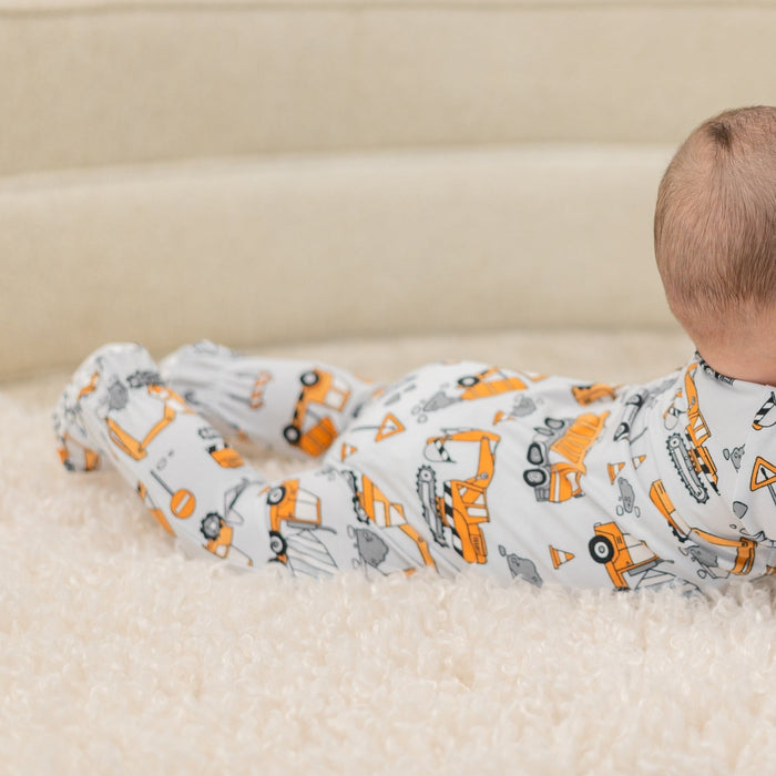 Sweet Bamboo Zipper Footie