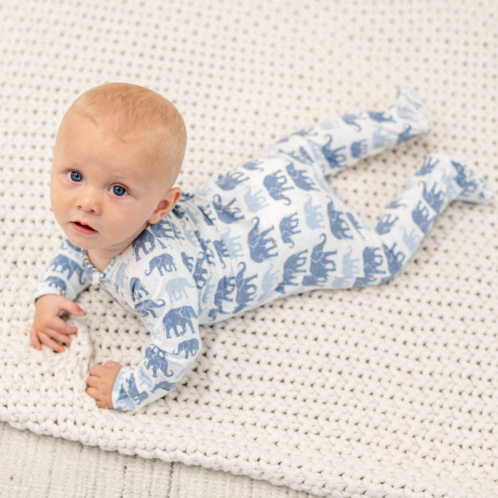 Sweet Bamboo Zipper Footie