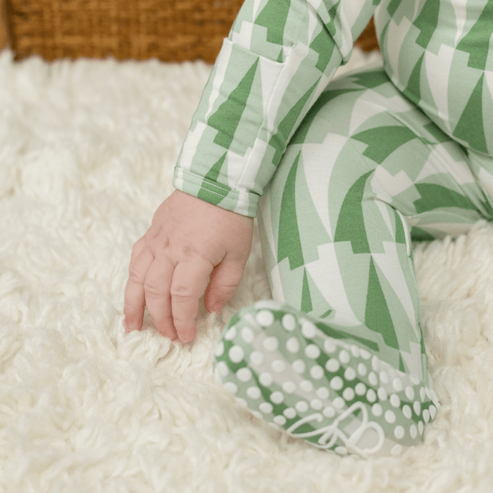 Sweet Bamboo Zipper Footie