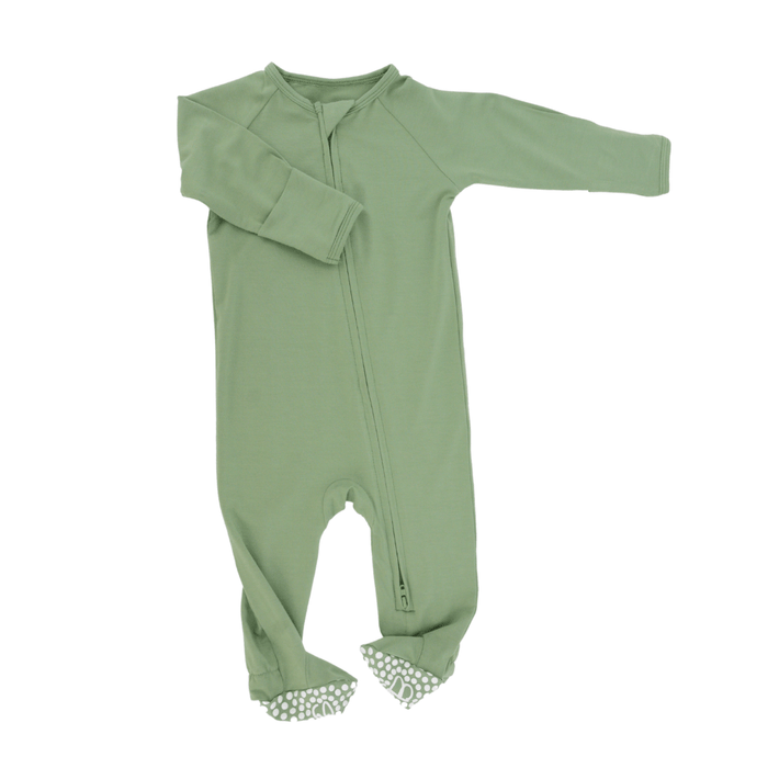 Sweet Bamboo Zipper Footie