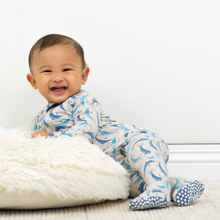 Sweet Bamboo Zipper Footie