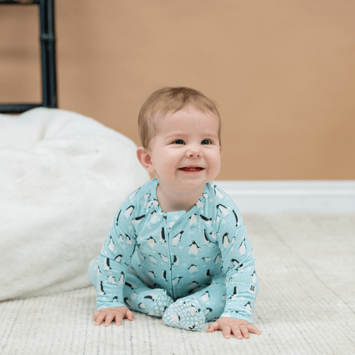 Sweet Bamboo Zipper Footie