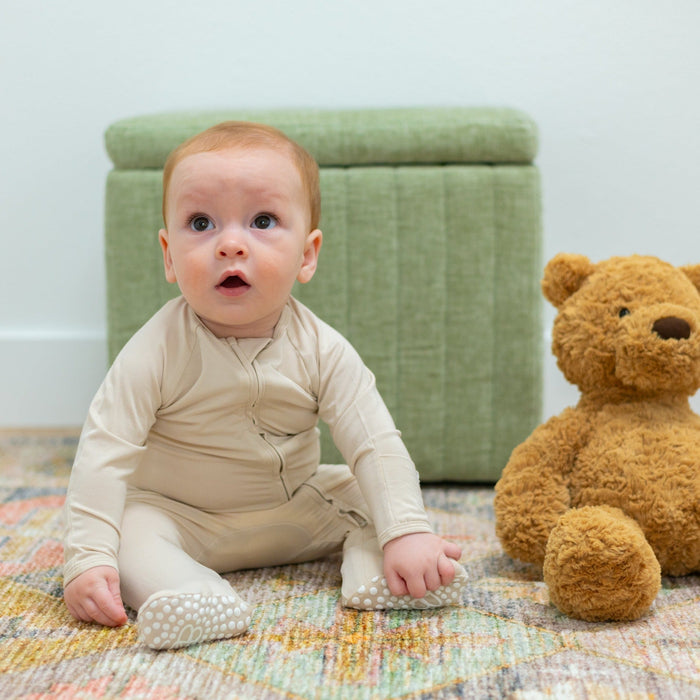 Sweet Bamboo Zipper Footie