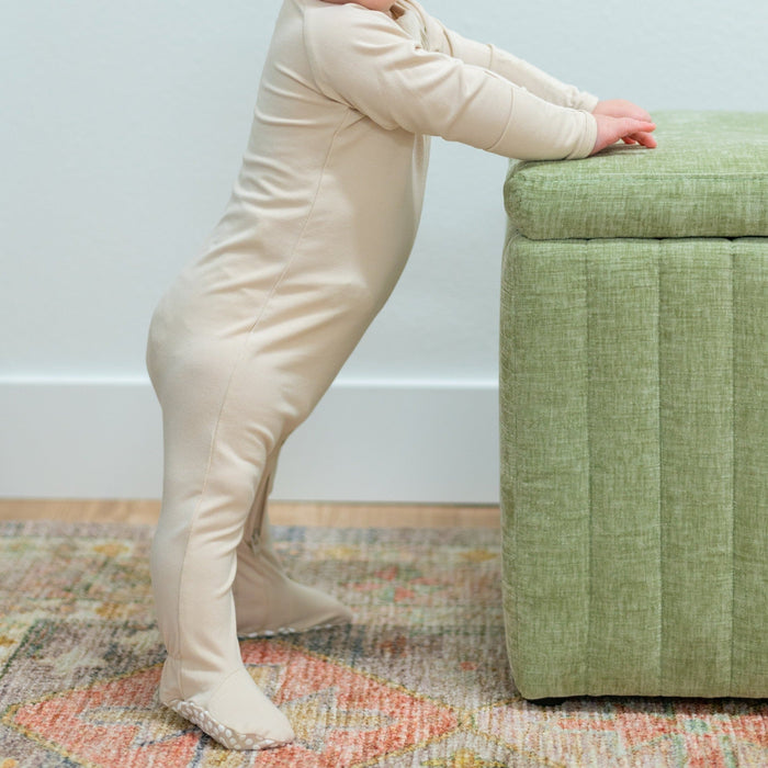 Sweet Bamboo Zipper Footie