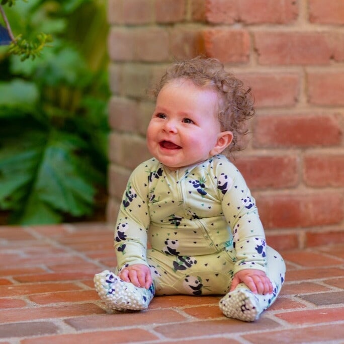 Sweet Bamboo Zipper Footie