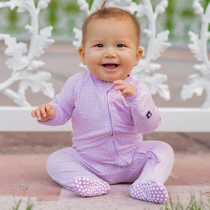 Sweet Bamboo Zipper Footie