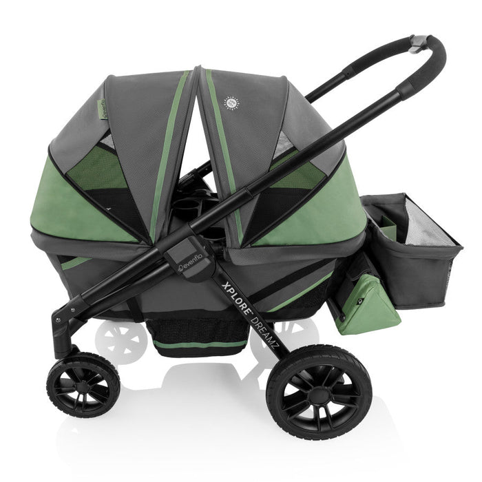 Evenflo® Pivot Xplore Dreamz All-Terrain Stroller Wagon with Bassinet Insert