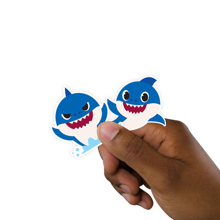 Fathead Baby Shark: Daddy Shark Minis - Officially Licensed Nickelodeon Removable Adhesive Decal