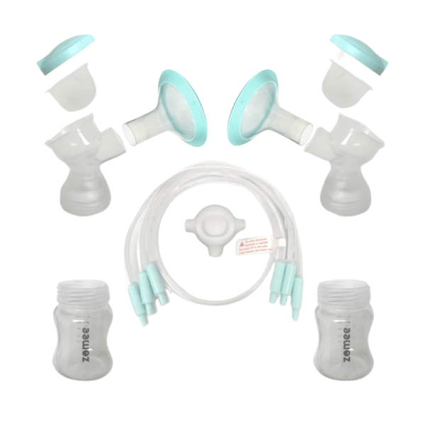 Zomee Z1 Breast Shield Kit Replacement For Double Pumping (Set of 2)