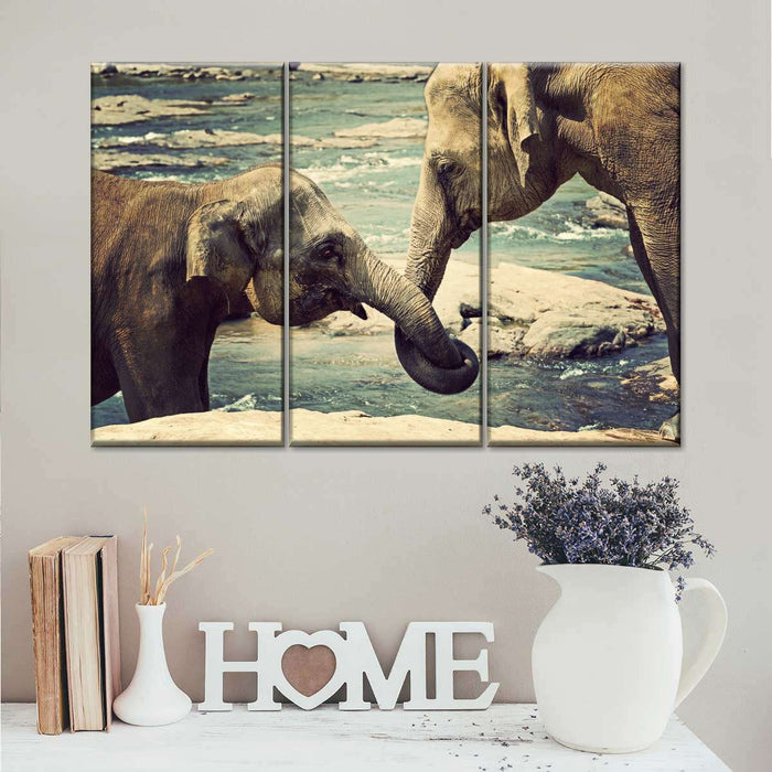 ElephantStock Asian Elephants Wall Art