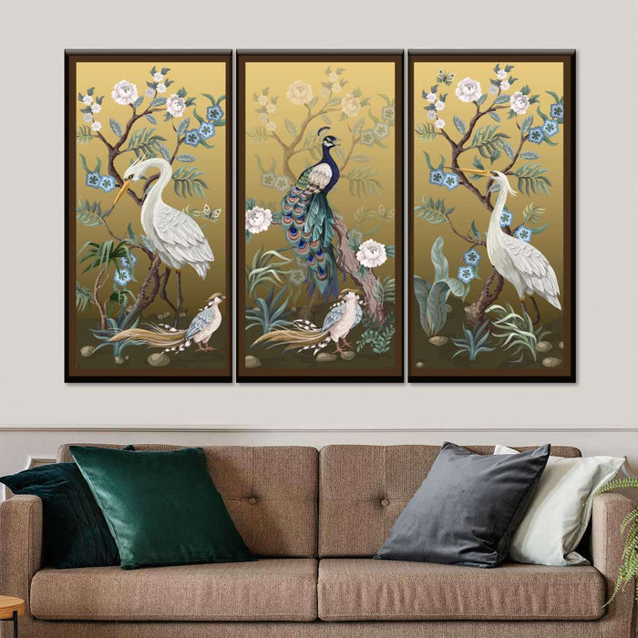 ElephantStock Elegant Birds Wall Art