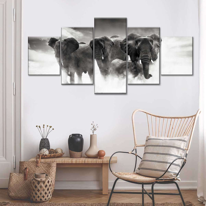 ElephantStock Etosha Park Elephants Wall Art