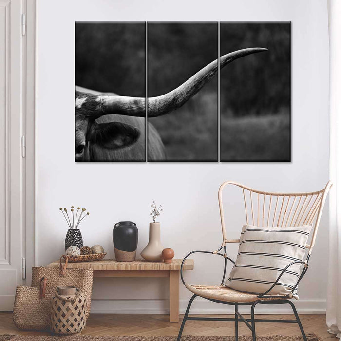 ElephantStock Texas Longhorn Cattle Wall Art