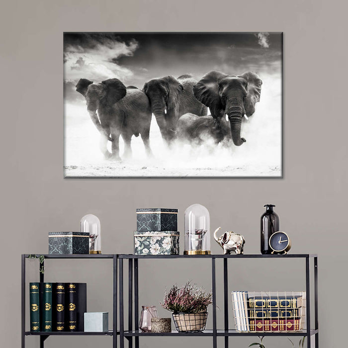 ElephantStock Etosha Park Elephants Wall Art