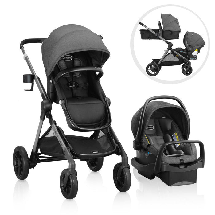 Evenflo® Pivot Xpand Modular Travel System with LiteMax Infant Car Seat