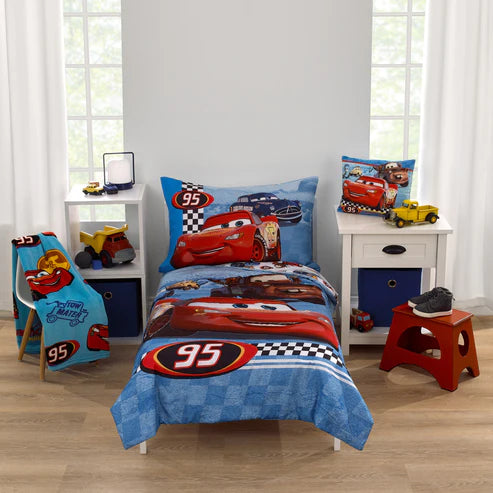 Disney Cars Radiator Springs Lightning McQueen and Tow-Mater Decorative Toddler Pillow